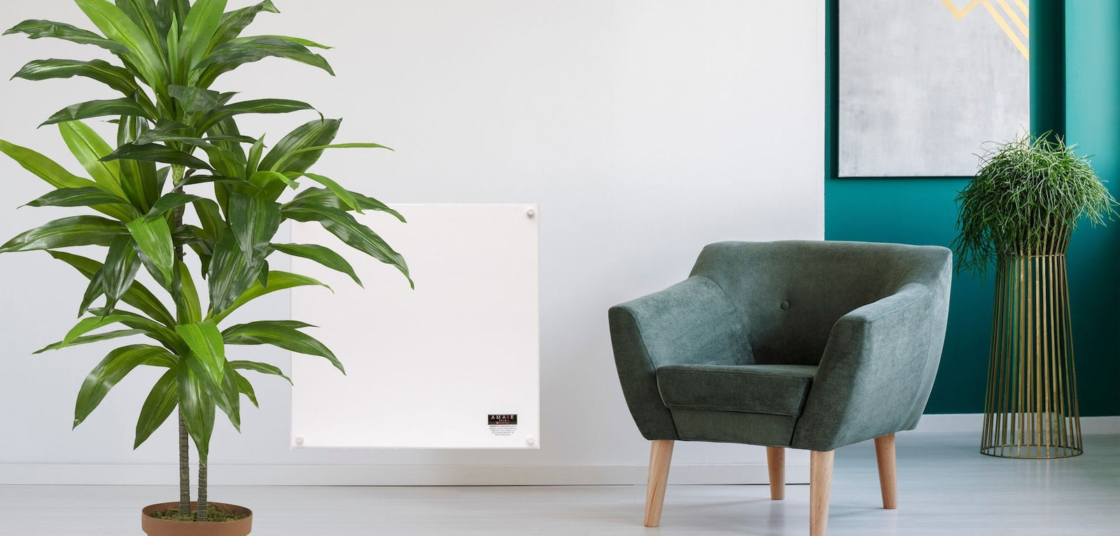 Heater Electric Heater with Plug-in Thermostat, 400W, White F1A6 - product image 8