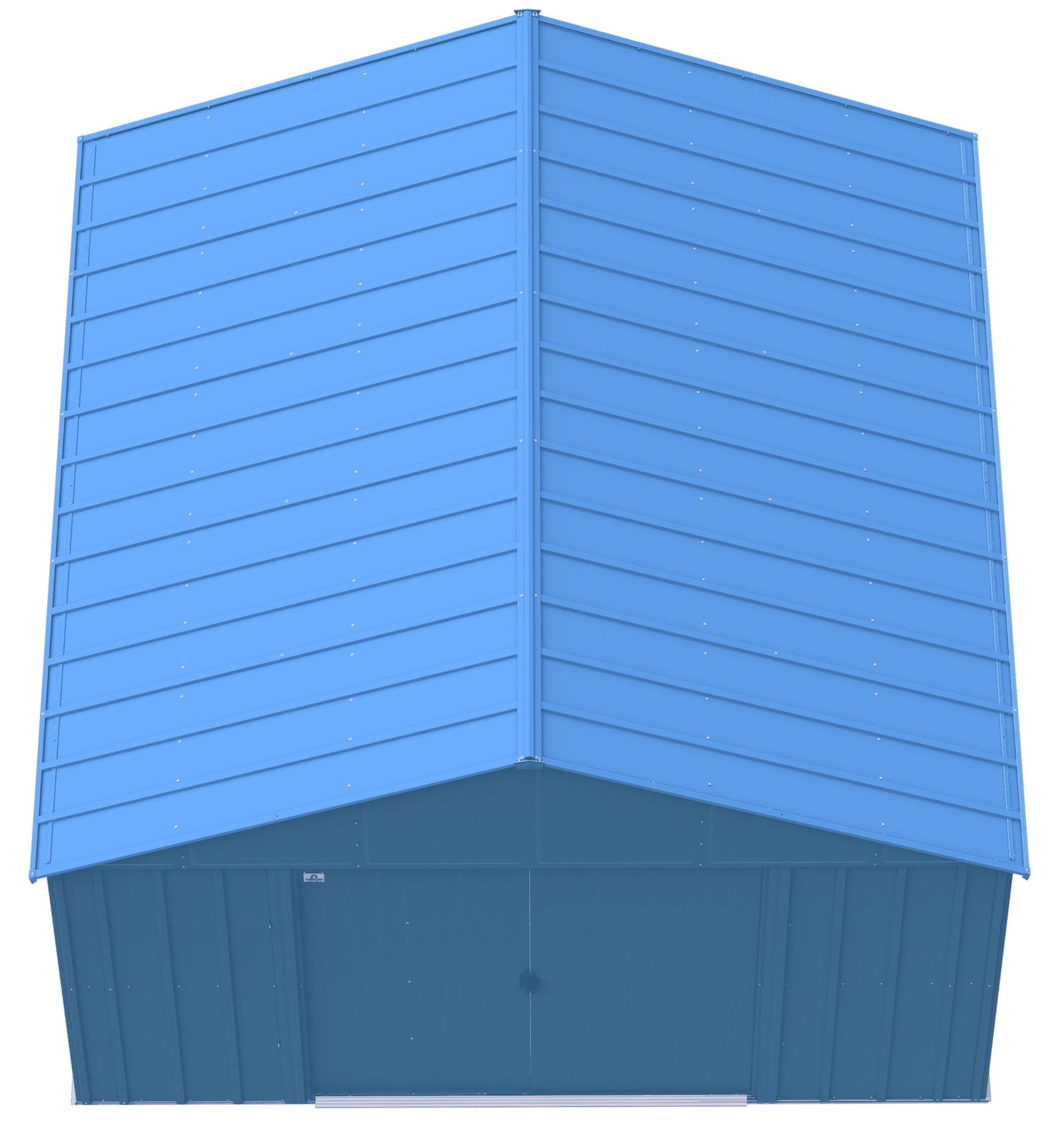 Classic 12x12-ft Blue Grey Corrosion-Resistant Steel Shed A1L7 - product image 3