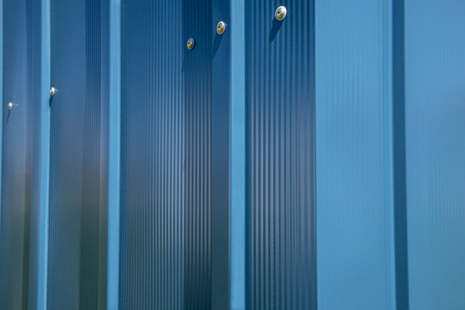 Classic 12x17-ft Blue Grey Corrosion-Resistant Metal Shed H5D6 - product image 8