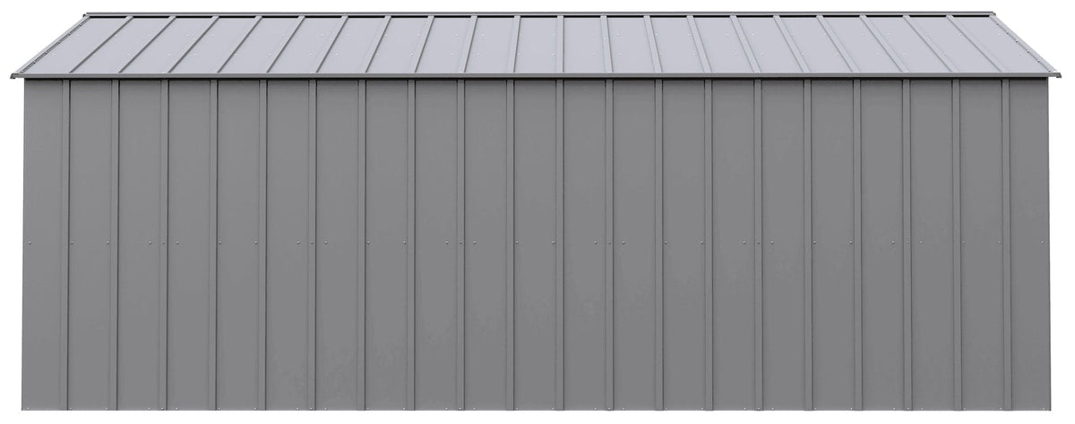 Classic 14x17-ft Flute Grey Corrosion-Resistant Metal Shed B6F3 - product image 5
