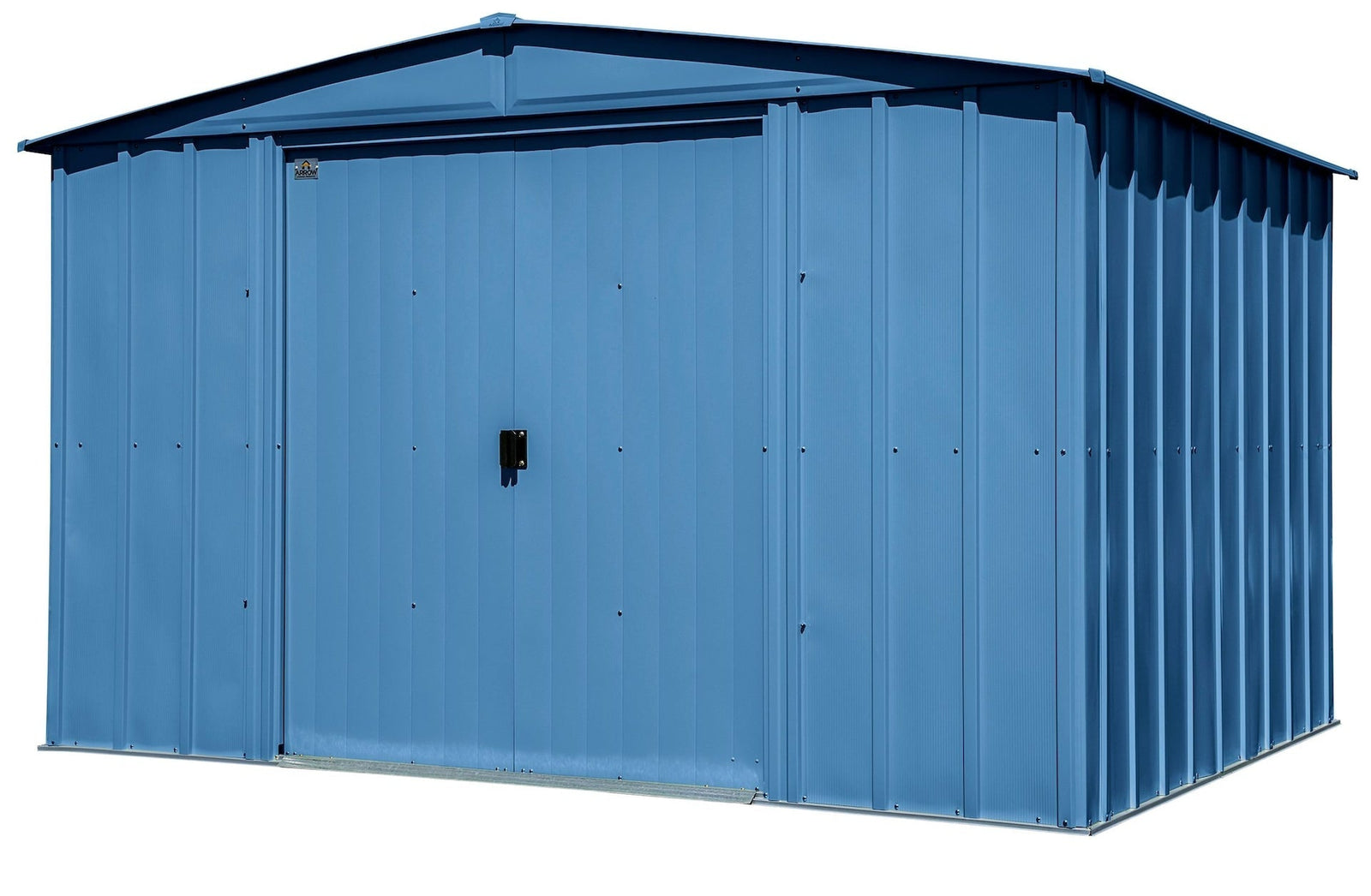 Classic Galvanized Steel Storage Shed, Blue Grey, 10-ft x 8-ft E5U5 - product image 3