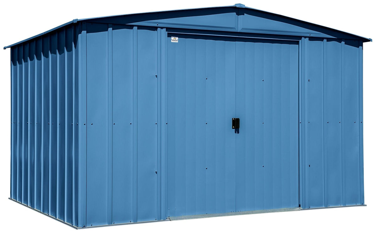 Classic Galvanized Steel Storage Shed, Blue Grey, 10-ft x 8-ft E5U5 - product image 5