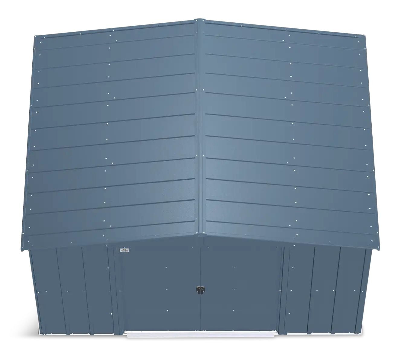 Classic Galvanized Steel Storage Shed, Blue Grey, 10-ft x 8-ft E5U5 - product image 8