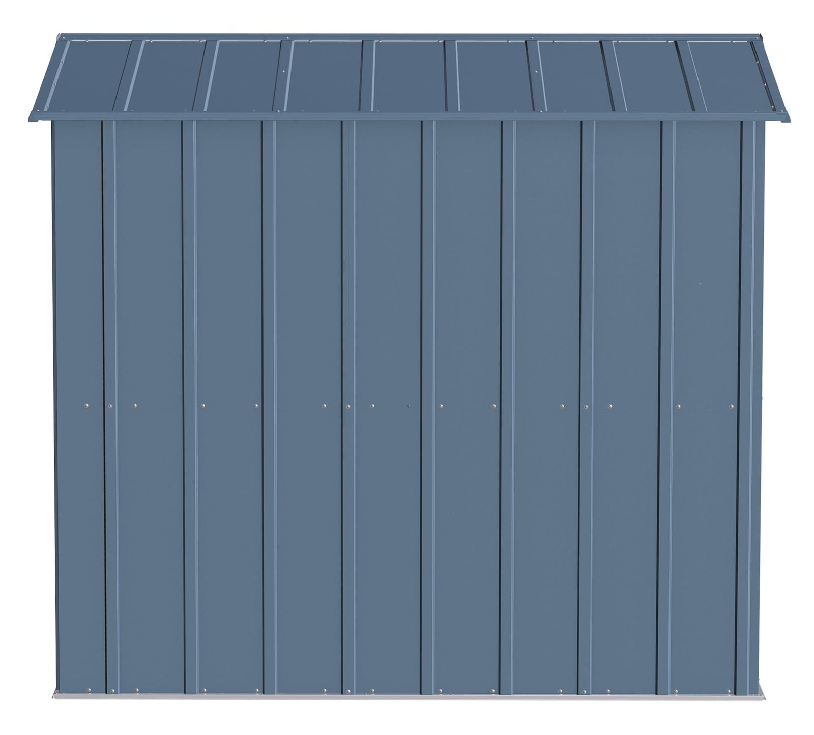 Classic Galvanized Steel Storage Shed, Blue Grey, 6-ft x 7-ft H0J7 - product image 7