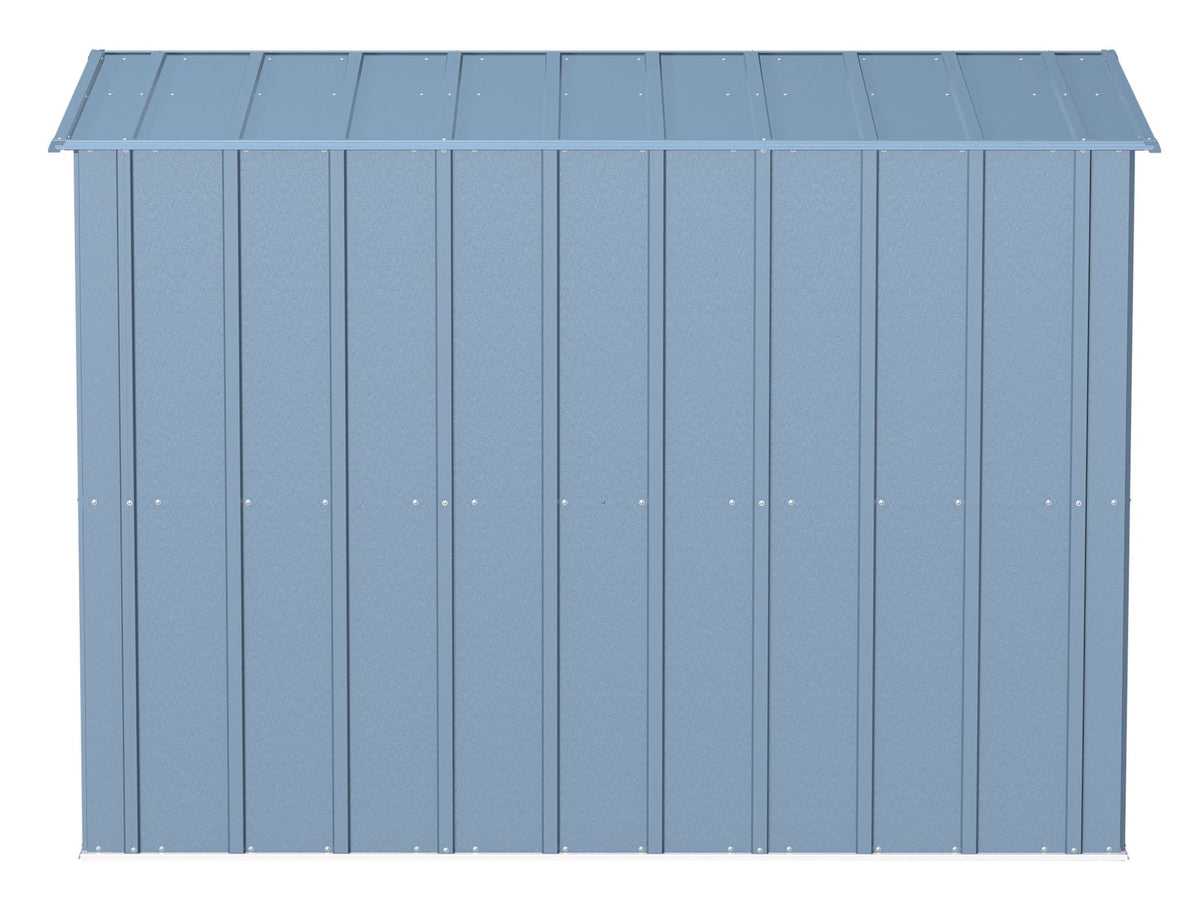 Classic Galvanized Steel Storage Shed, Blue Grey, 8-ft x 4-ft I8H9 - product image 6