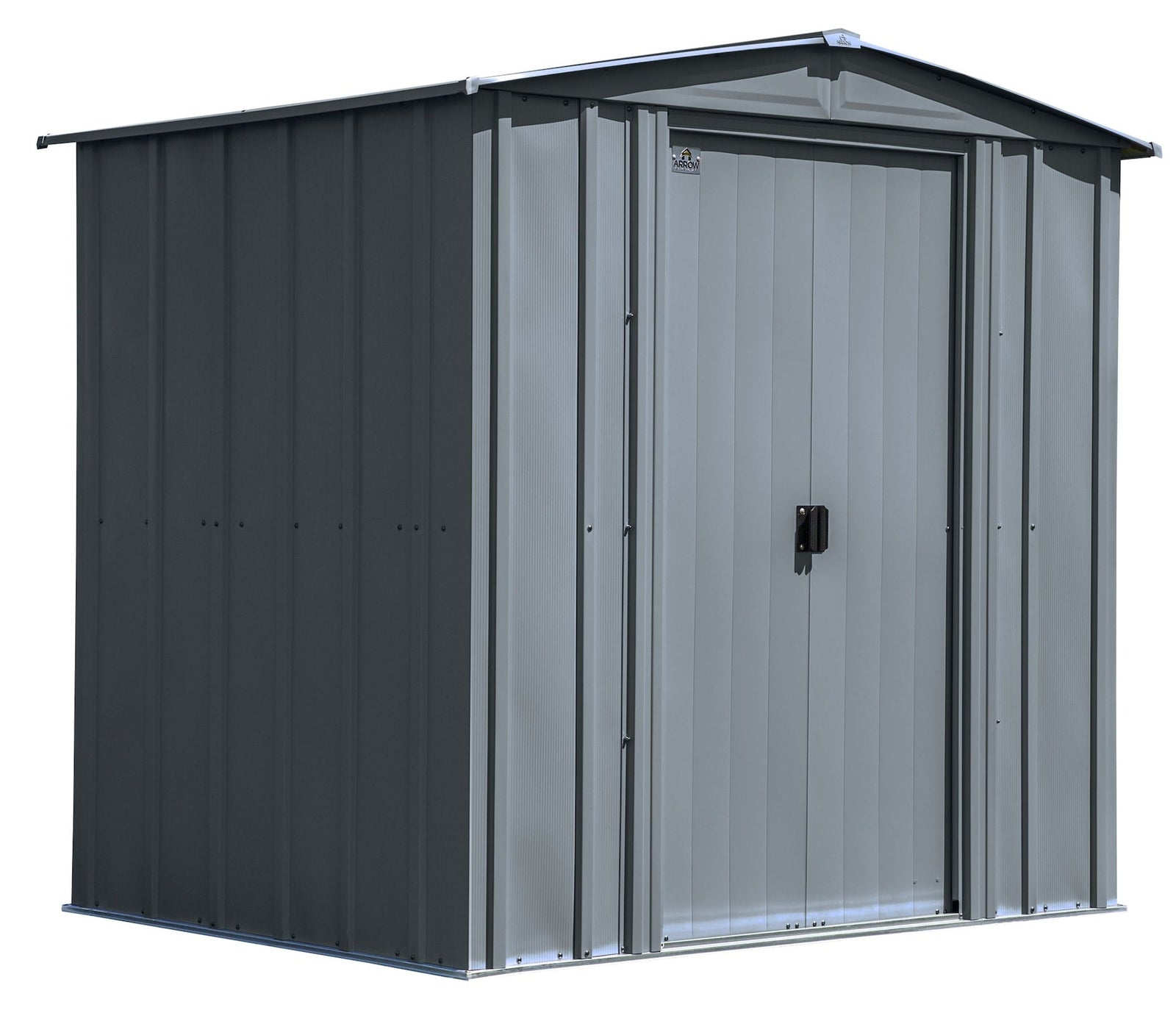 Classic Galvanized Steel Storage Shed, Charcoal, 6-ft x 5-ft Z5V6 - product image 3