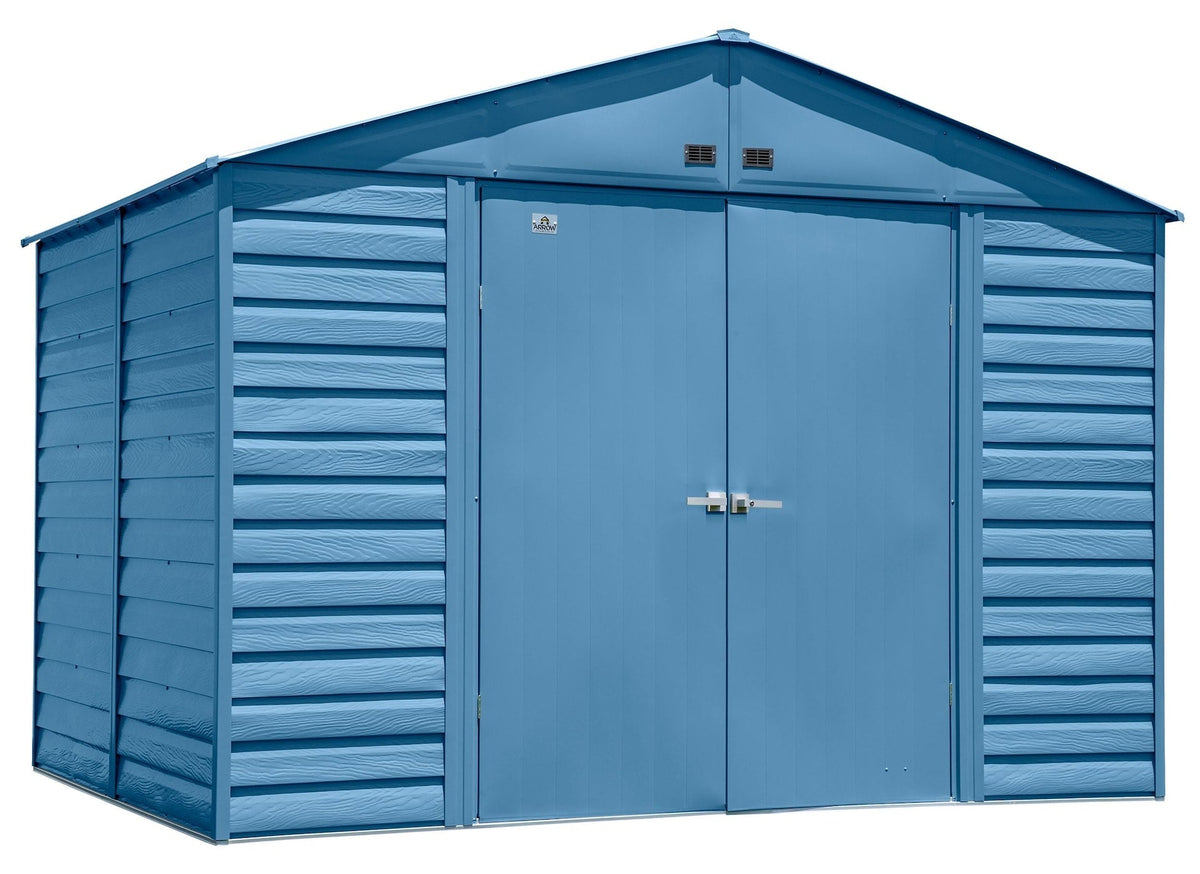 Select Galvanized Steel Storage Shed, Blue Grey, 10-ft x 8-ft R6H8 - product image 5