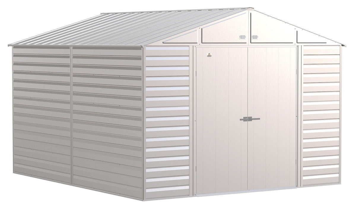 Select Galvanized Steel Storage Shed, Flute Grey, 10-ft x 12-ft E6P1 - product image 2