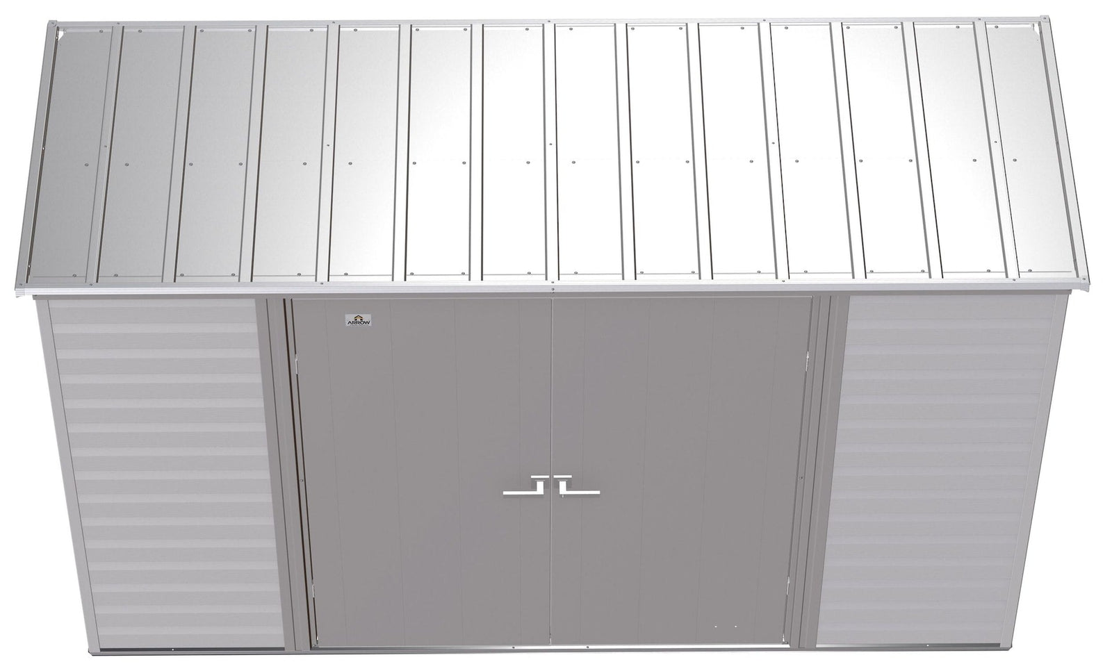 Select Galvanized Steel Storage Shed, Flute Grey, 10-ft x 4-ft B0O5 - product image 6