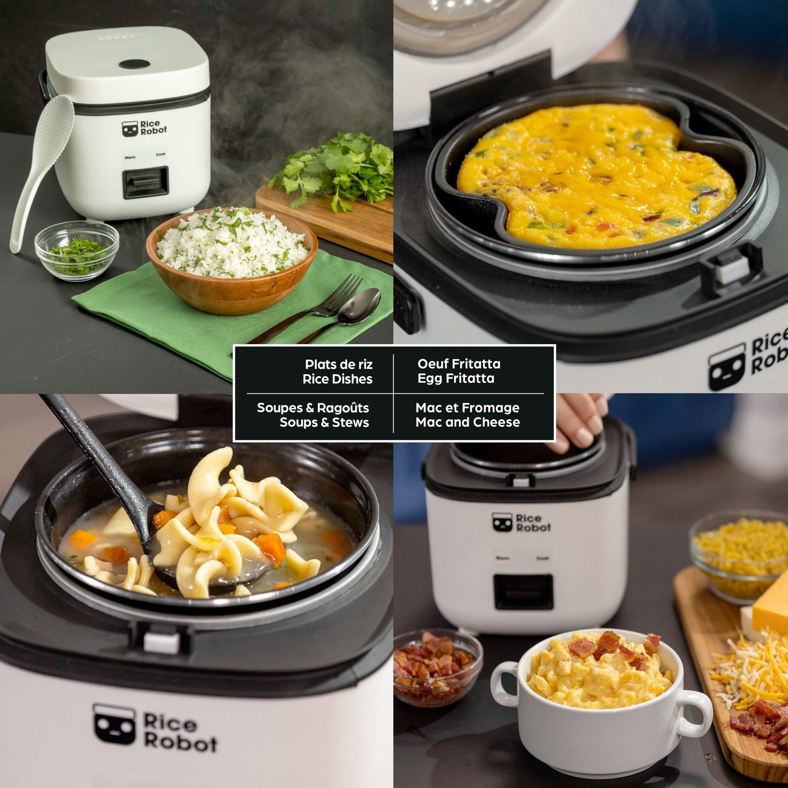 Ceramic Nonstick Rice Cooker, White, 1-qt L6U6 - product image 3