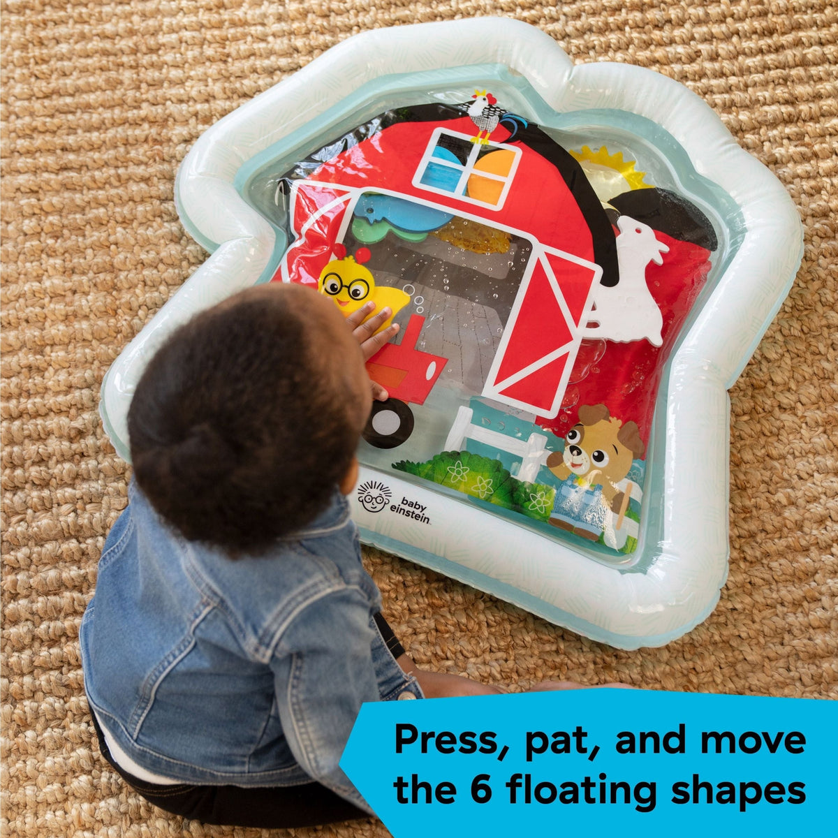 Baby Einstein Cal's Sensory Barn Tummy Time Water Mat C0H4 - product image 8
