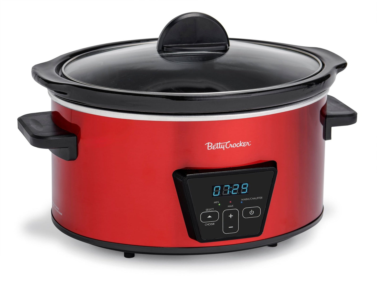 Crocker Digital Programmable Slow Cooker with Tempered Glass Lid, 5-qt I0S1 - product image 2