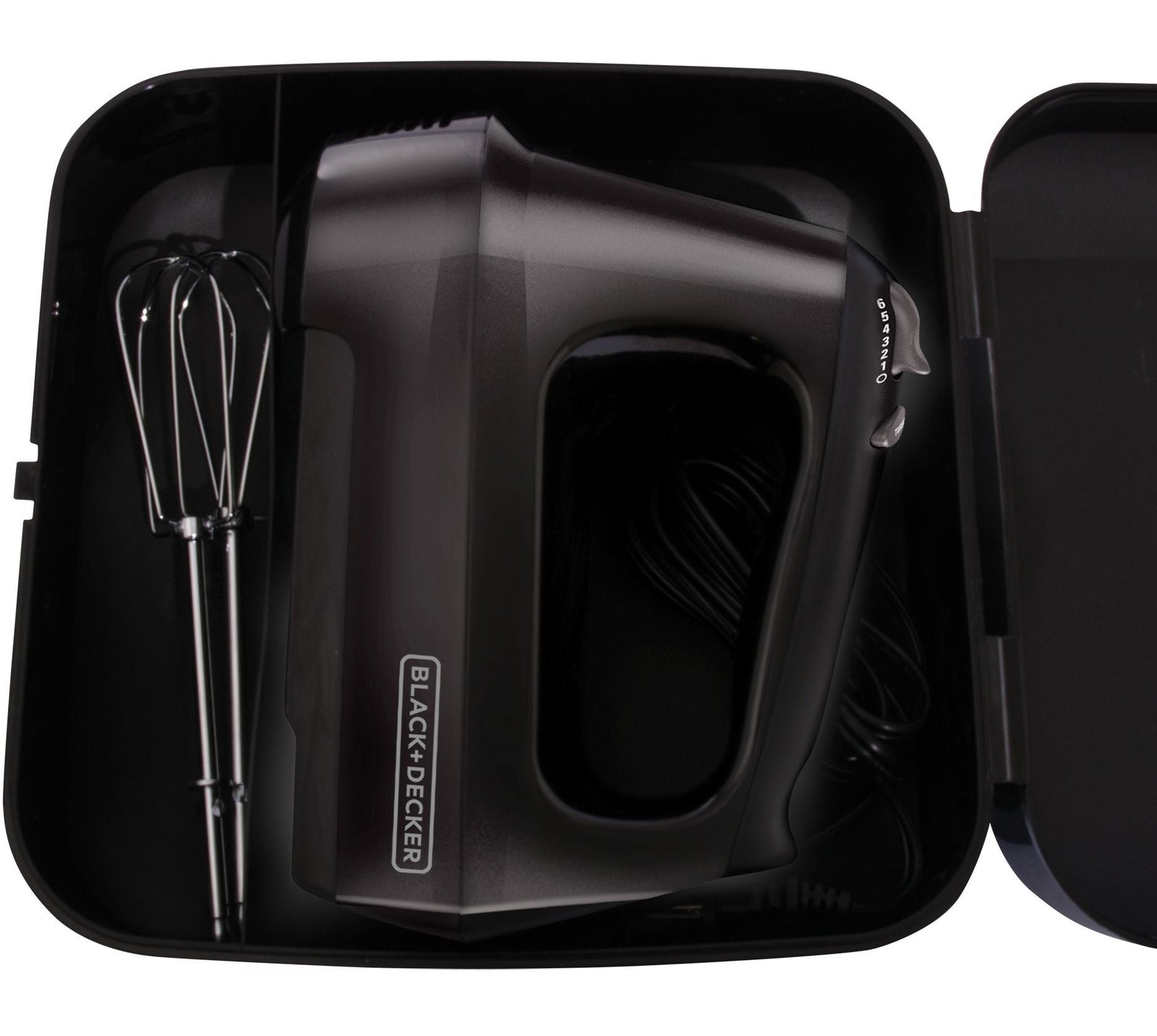 6-Speeds Hand Mixer with Storage Case Black Z7O4 - product image 8