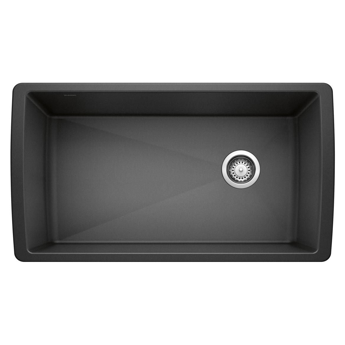 Diamond SILGRANIT 33-in Super Single Undermount Kitchen Sink, Anthracite S7Y8 - product image 1
