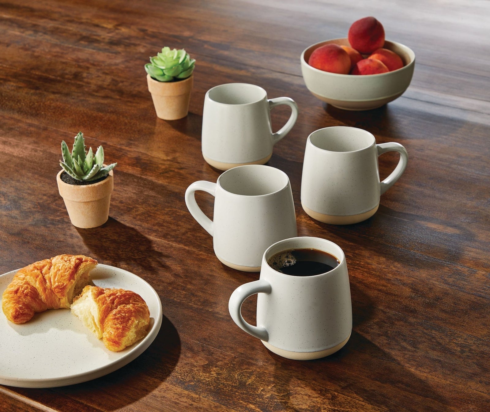 Belford Two-Tone Stoneware Mug Set, 12-oz, 4-pk Z1U7 - product image 3