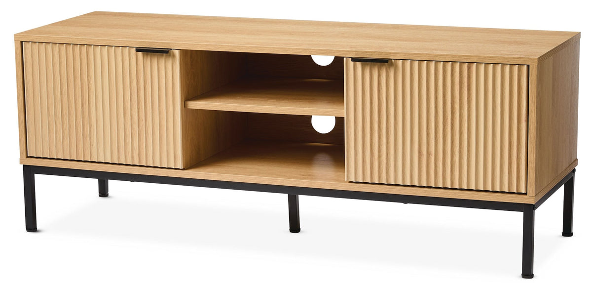Byward Scallop TV Stand, Oak M7U7 - product image 1