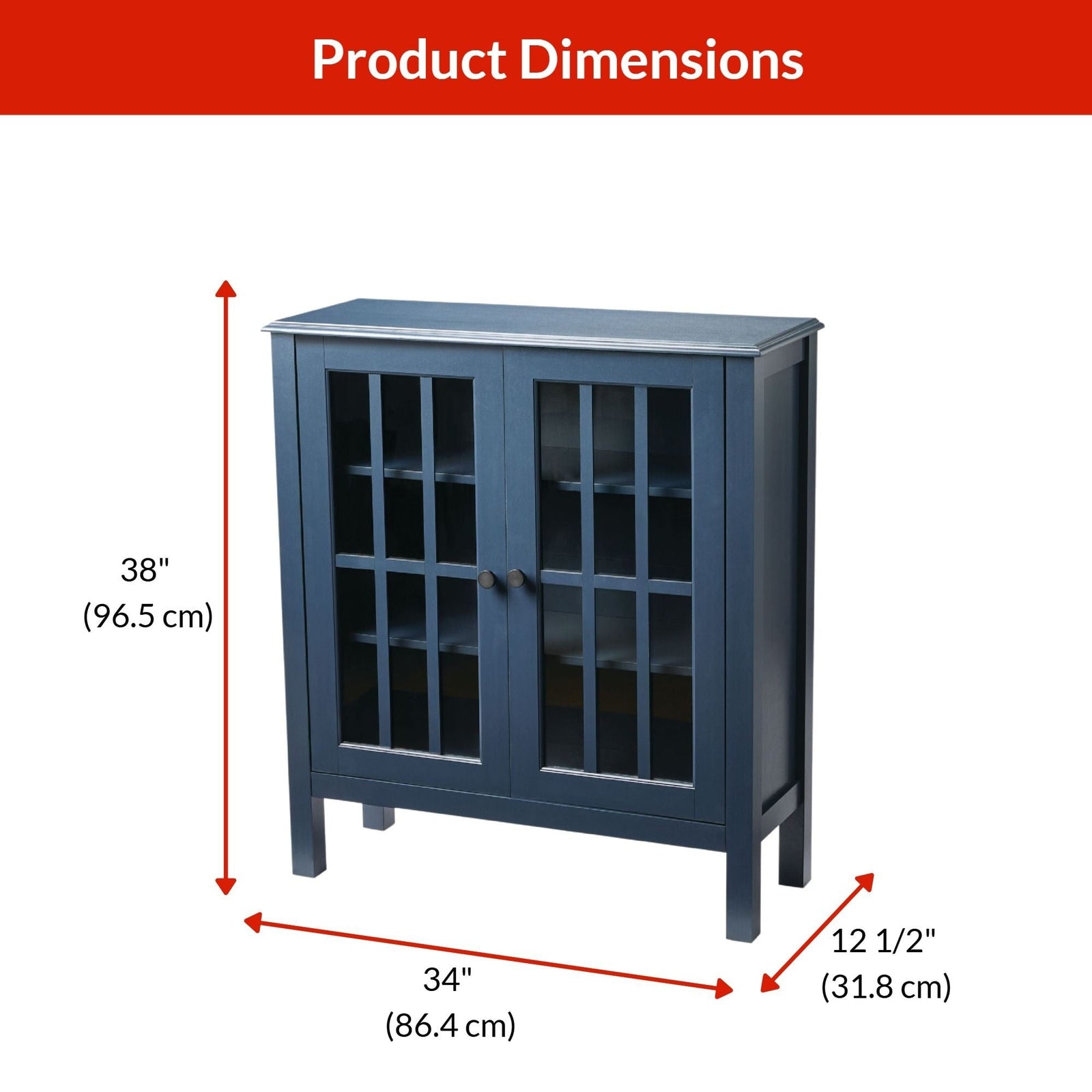 Dryden Accent Cabinet, Navy A2I0 - product image 5