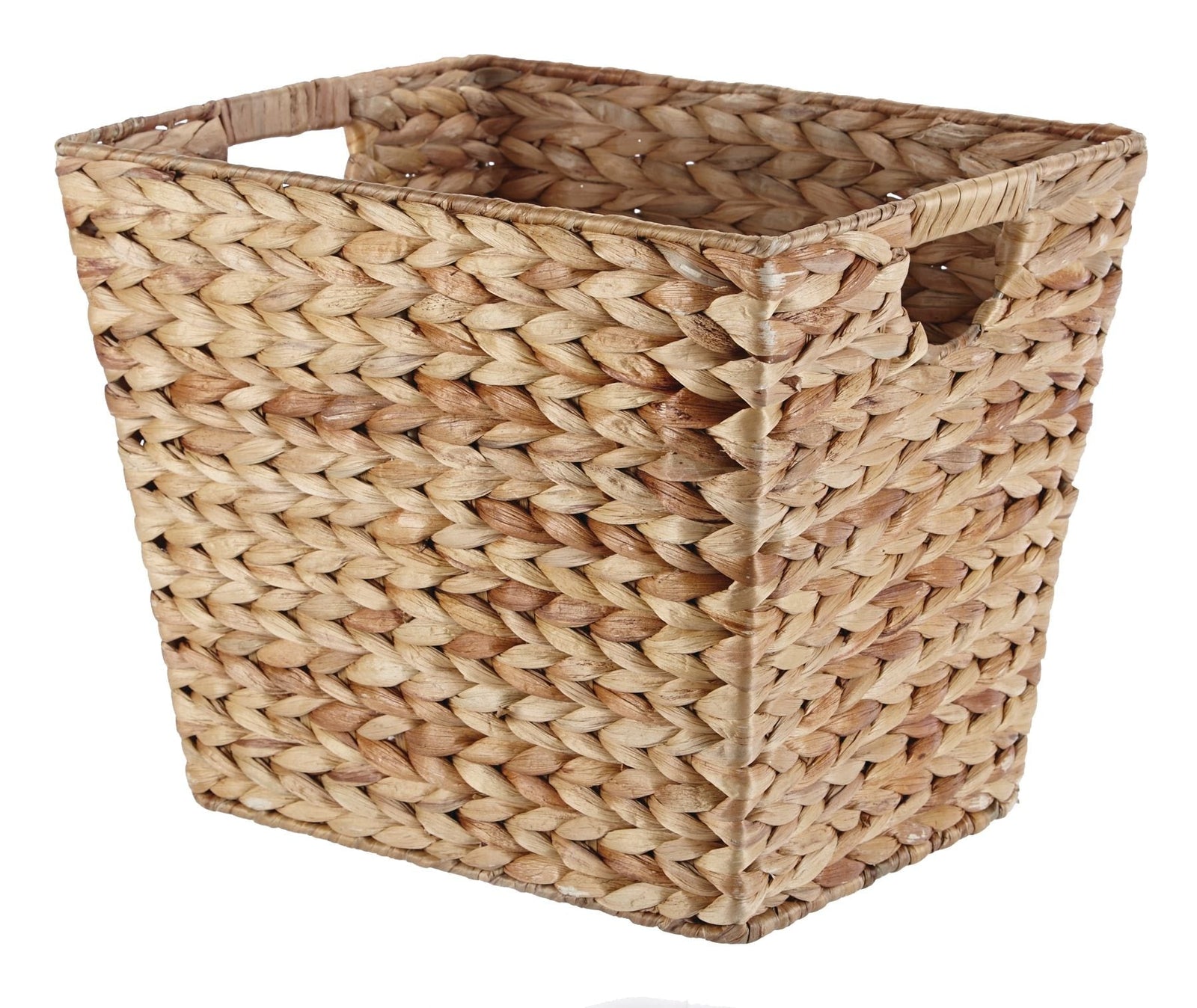 Emery Rectangular Hand Woven Storage Basket, 14.57 x 12 x 12-in V0T0 - product image 1