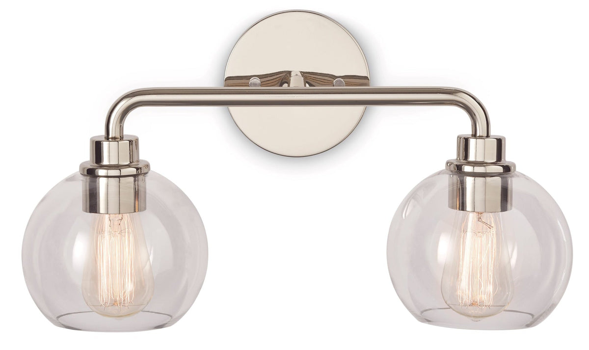 Fuller 2-Light Vanity Light Fixture, Polished Nickel Y8I0 - product image 1