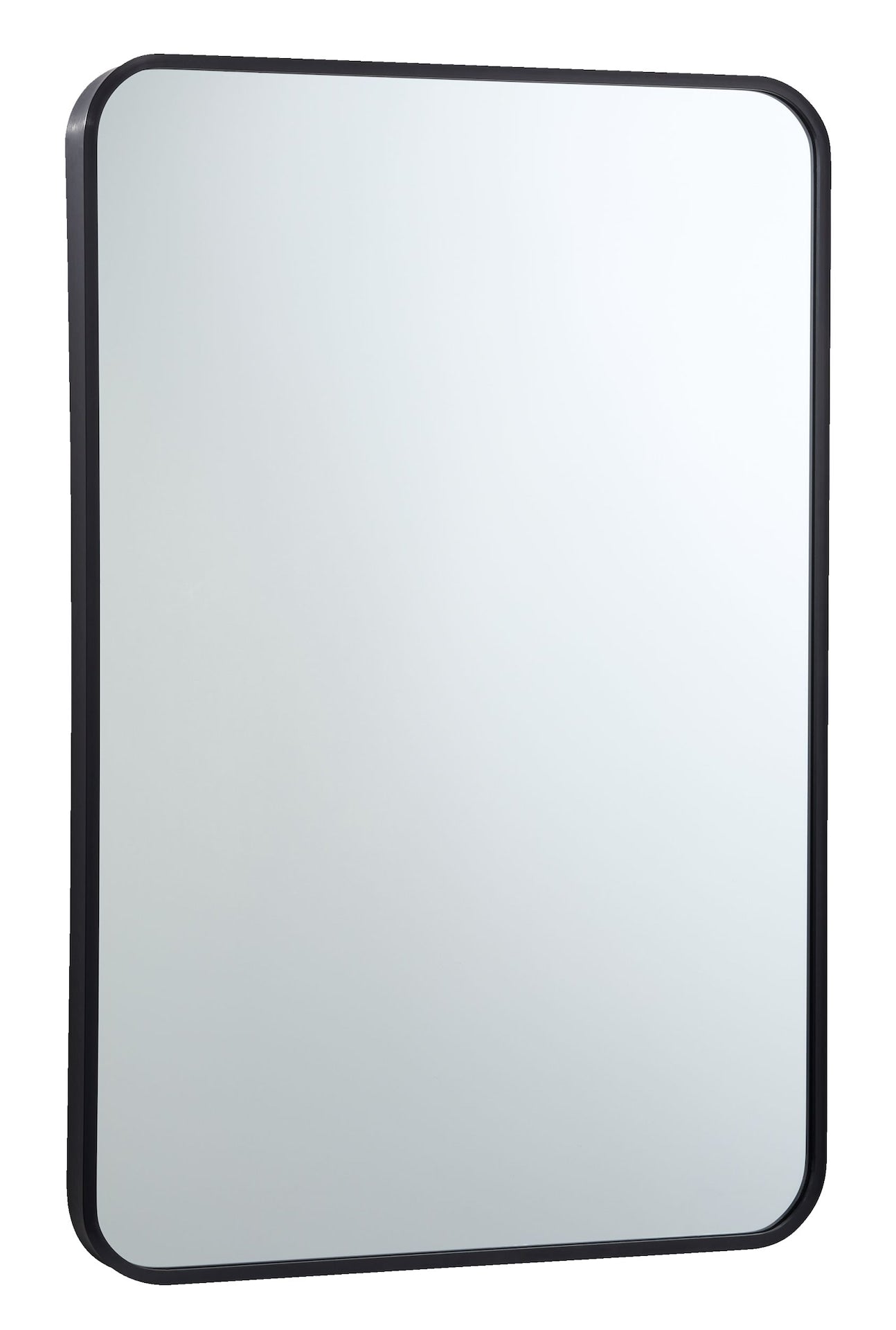 Truro Metal Rectangular Wall Mirror, Black, 20 x 30-in U3T5 - product image 2