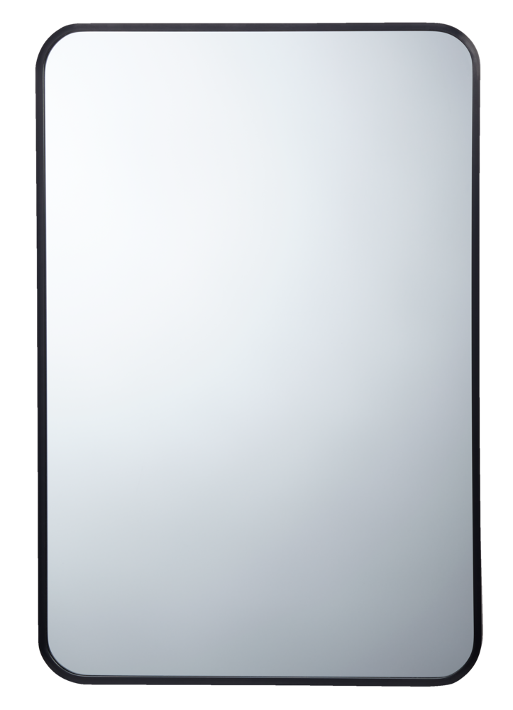 Truro Metal Rectangular Wall Mirror, Black, 20 x 30-in U3T5 - product image 3