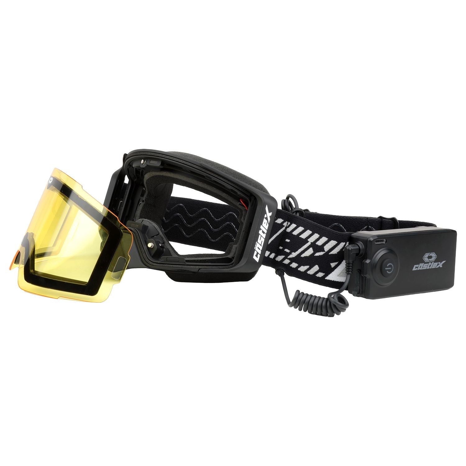 Heated Goggle Replacement Shield, Yellow F3B9 - product image 1