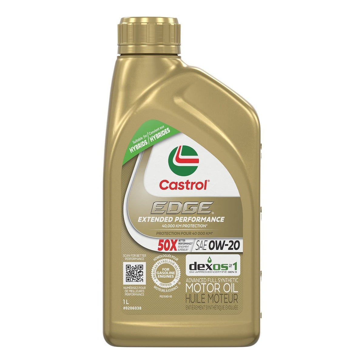 EDGE Extended Performance 0W20 Synthetic Engine/Motor Oil, 1-L M3Y2 - product image 1