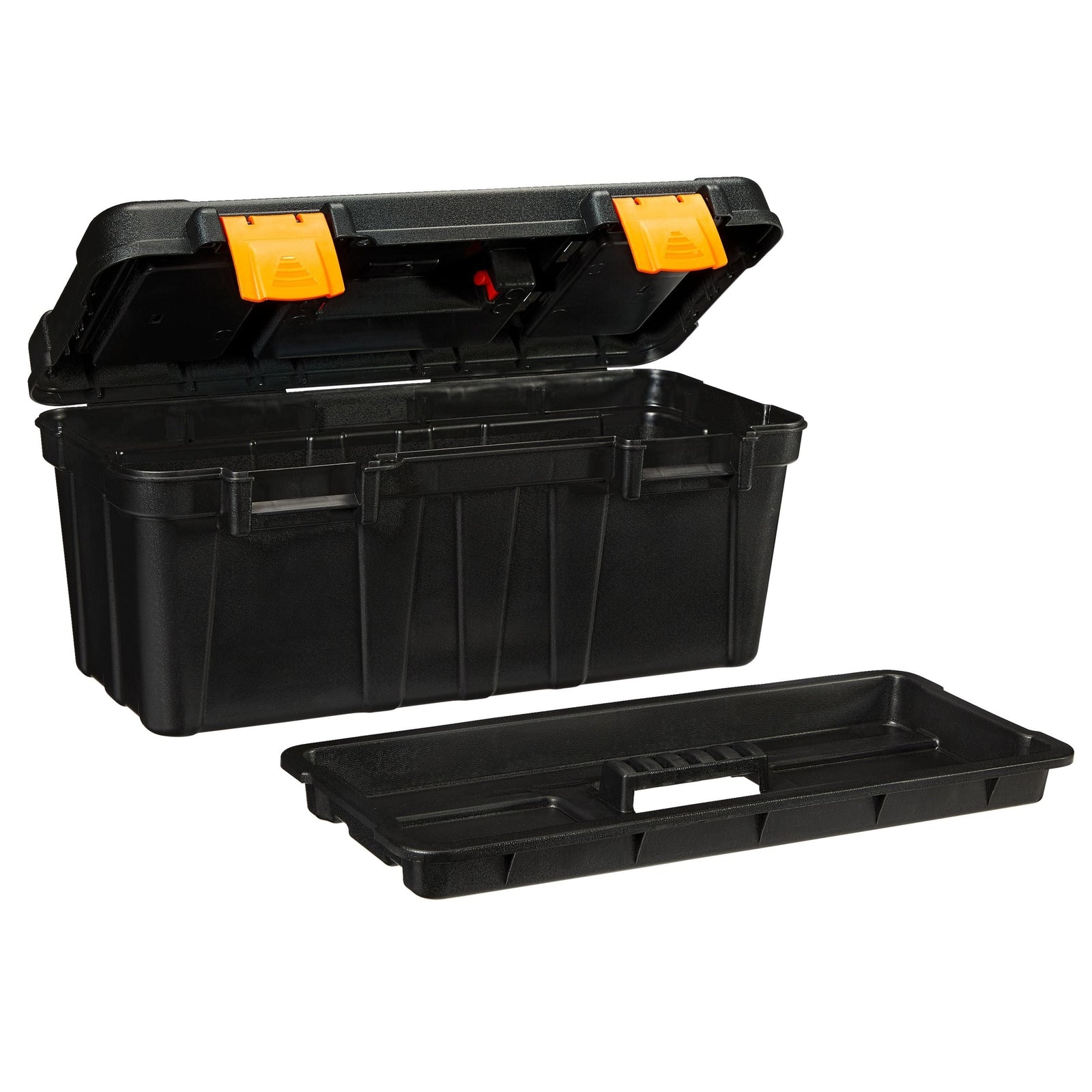 Portable Plastic Tool Box with Removable Tray, 17-in Y7Z4 - product image 4