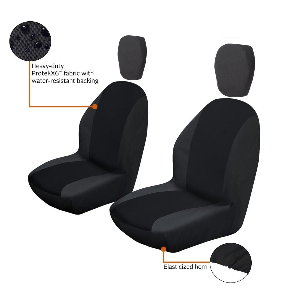 Classic Accessories QuadGear UTV Bucket Seat Covers, Fits Yamaha Rhino (2015 Models & Older), Black U3F5 - product image 3