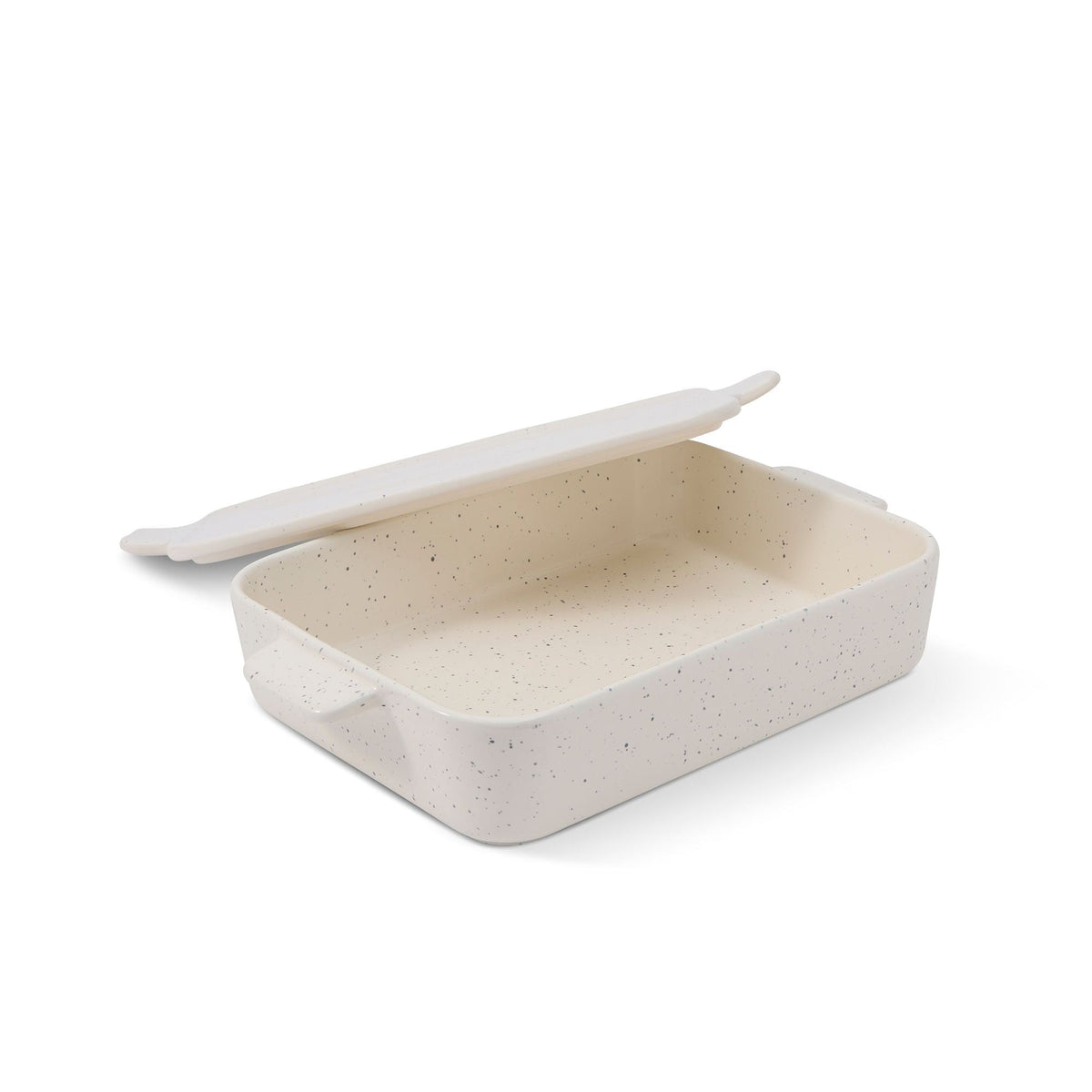 Kitchen White Non-Stick Stoneware Pan with Lid N9I0 - product image 1