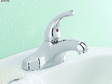 Plymouth Single Handle 4-in Centreset Bathroom Sink Faucet with Pop-Up Drain, Chrome X5W0 - product image 3
