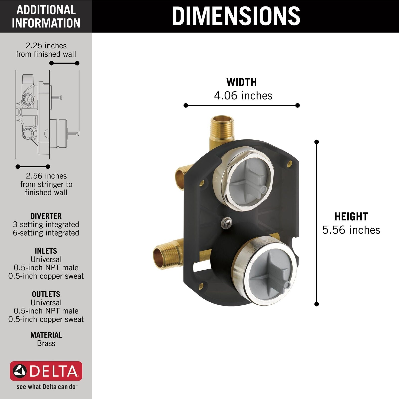 MultiChoice Universal Integrated Shower Diverter F2H8 - product image 5