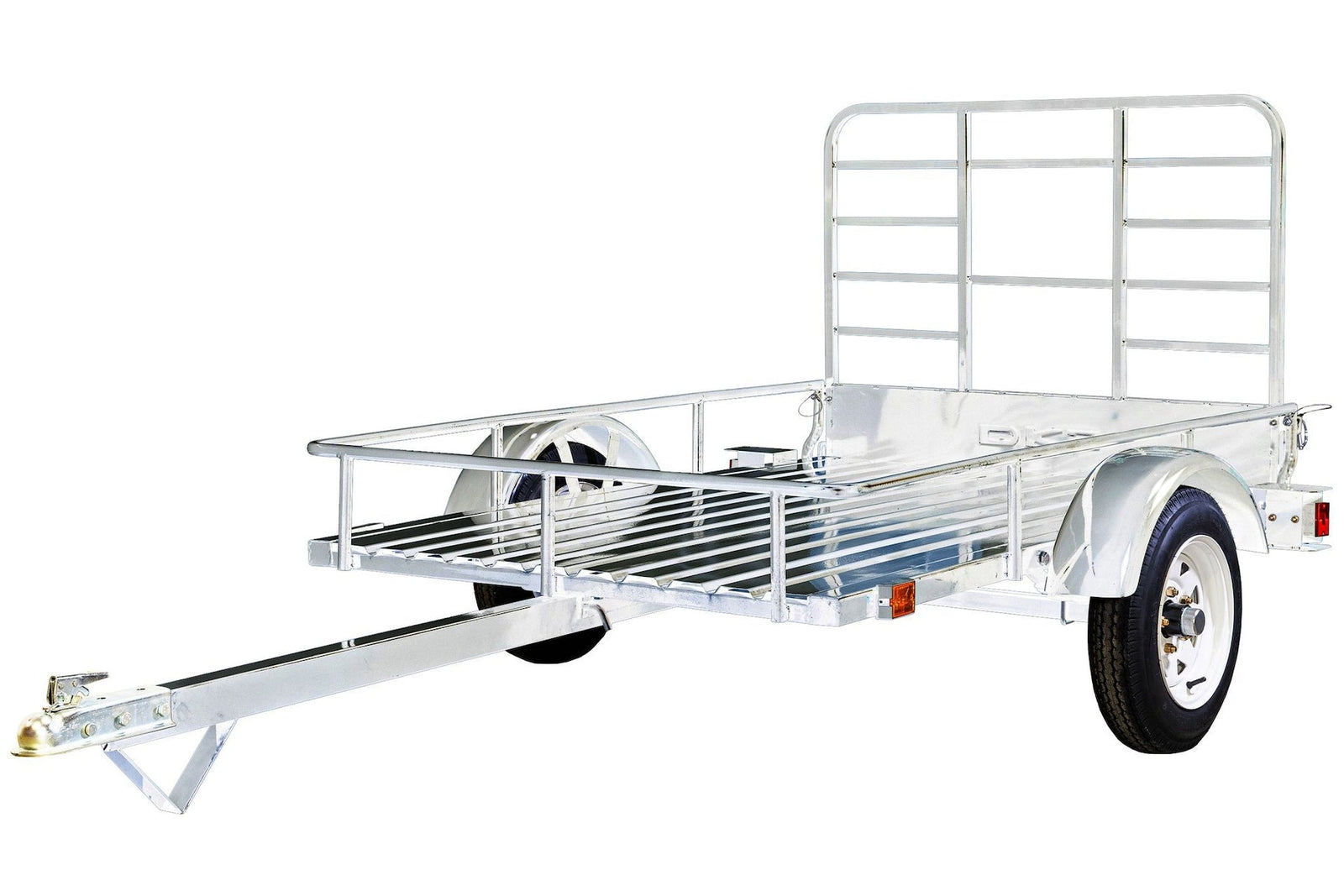 DK2 4x6-ft Single-Axle Open Rail Galvanized Utility Trailer A4K2 - product image 2