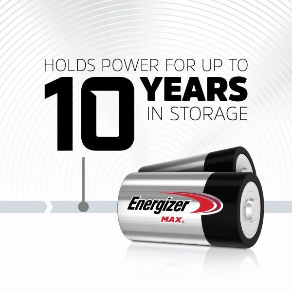 Max 2-pk D Alkaline Batteries, Long Lasting, All Purpose R1V6 - product image 4