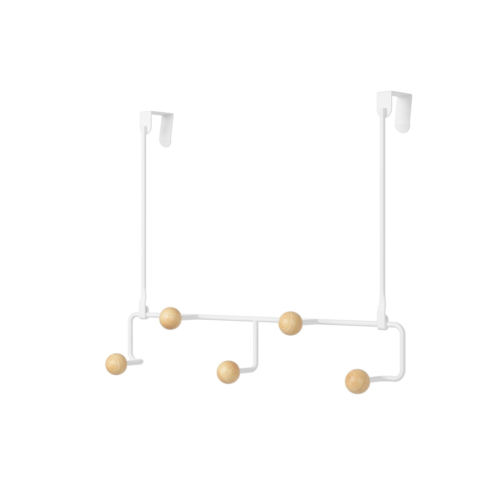 Over The Door 5 Hook, White E6U4 - product image 1
