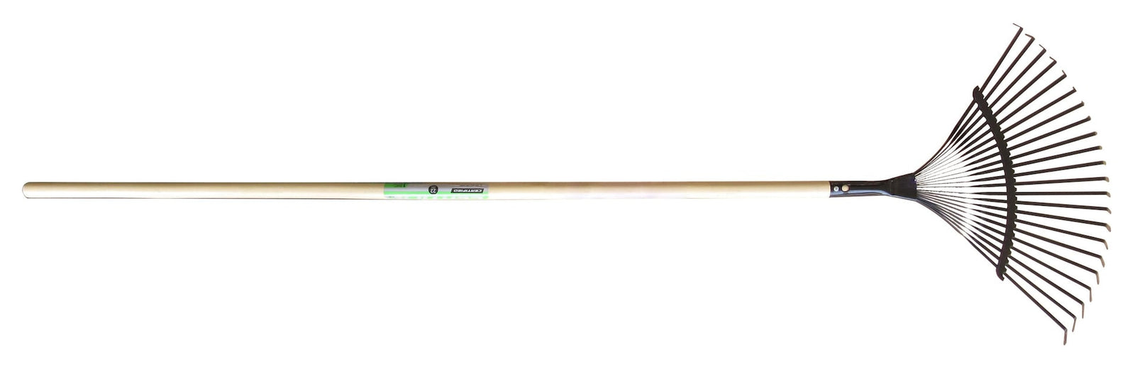 Garden Club 16-in Wide Metal 22-Tine Leaf Rake, 48-in Hardwood Shaft B6W9 - product image 2