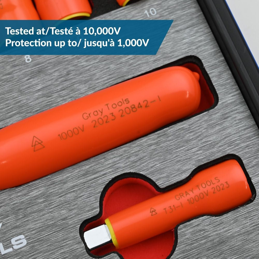Tools 42T Reversible Ratchet, 1000V Insulated, 3/8-in C7K8 - product image 4