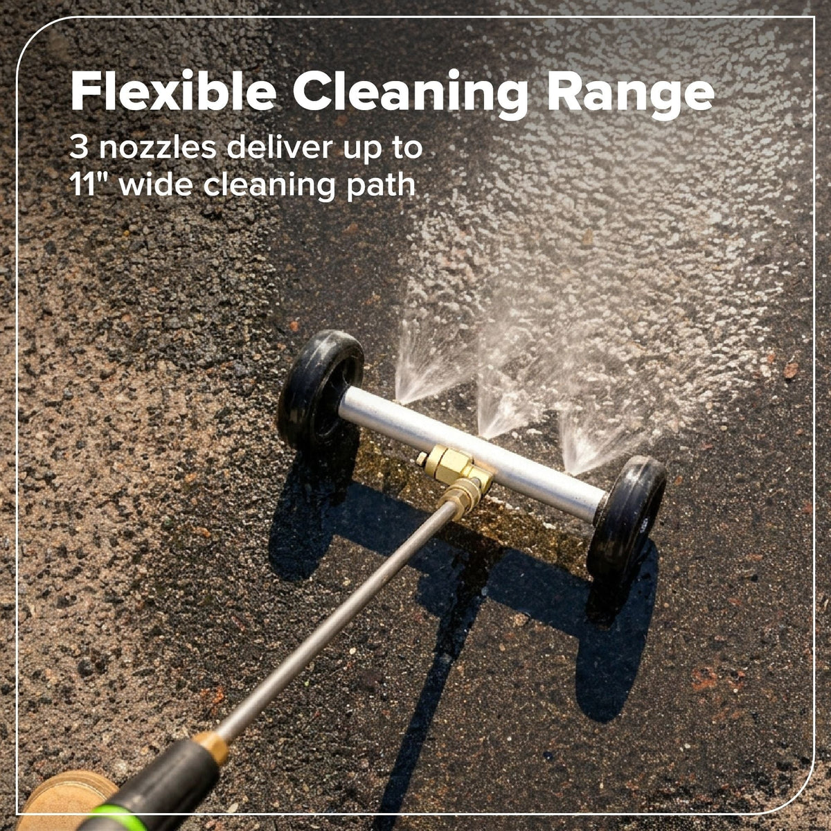 2-in-1 Water Broom & Undercarriage Cleaner, Pressure Washer Attachment Y9R3 - product image 2
