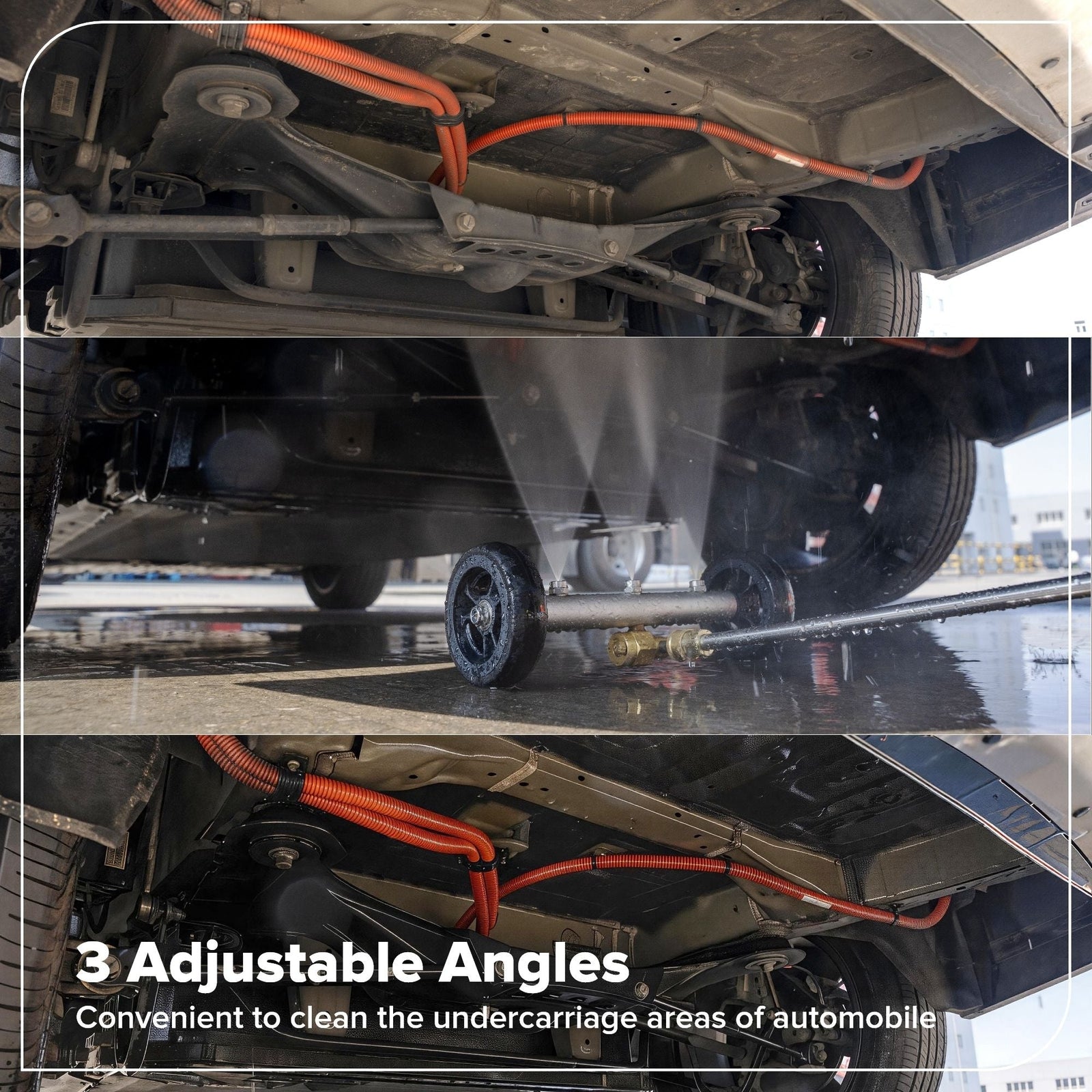 2-in-1 Water Broom & Undercarriage Cleaner, Pressure Washer Attachment Y9R3 - product image 4