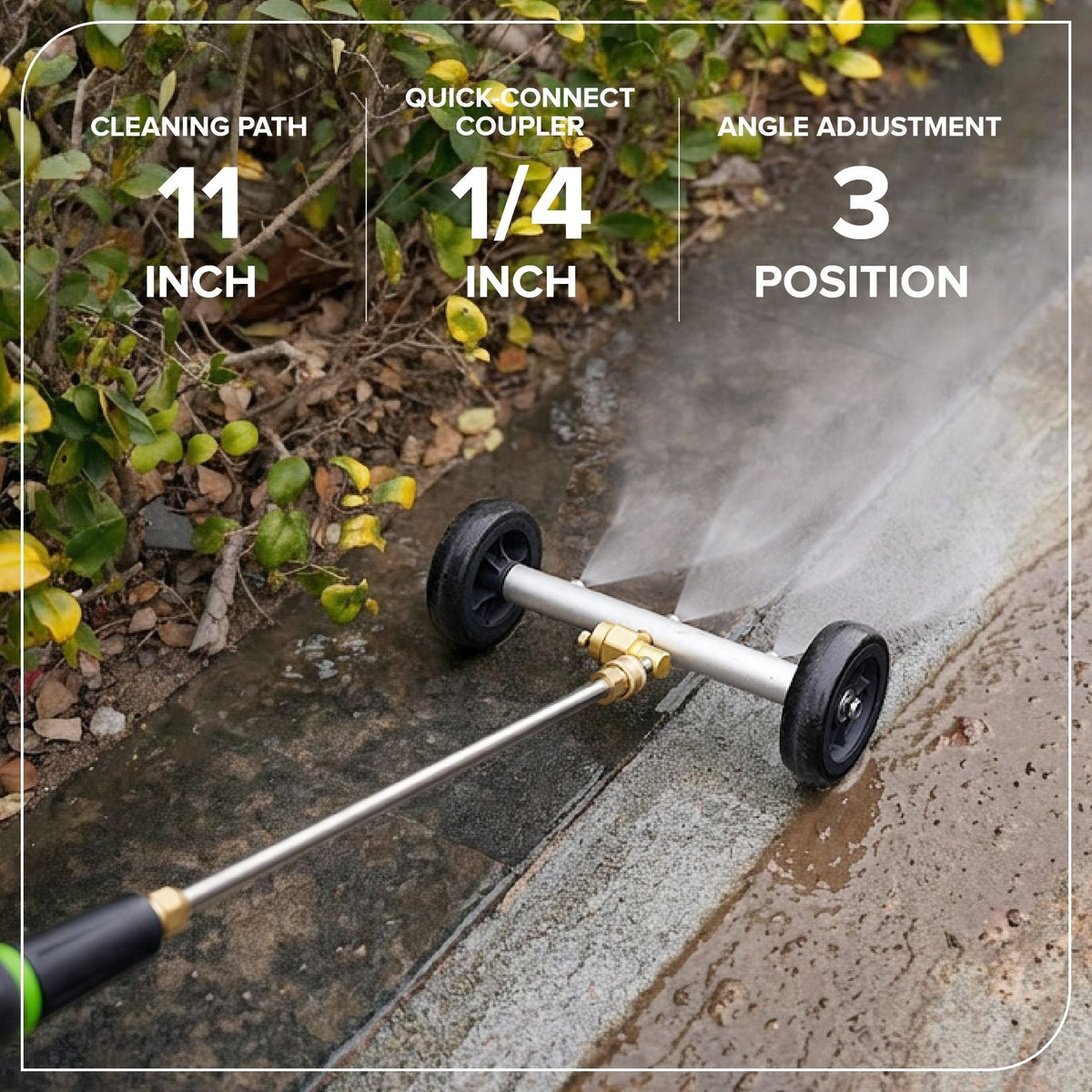 2-in-1 Water Broom & Undercarriage Cleaner, Pressure Washer Attachment Y9R3 - product image 5