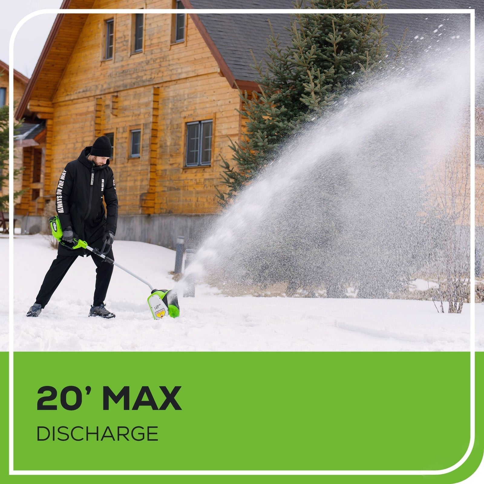 40V Cordless Snow Shovel, 12-in (Tool Only) H5N9 - product image 4