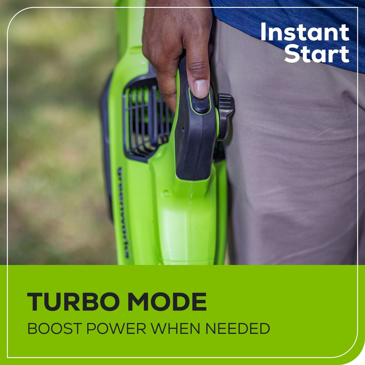 60V 630CFM 170MPH Leaf Blower 2.5Ah Battery 3A Charger V8F7 - product image 4