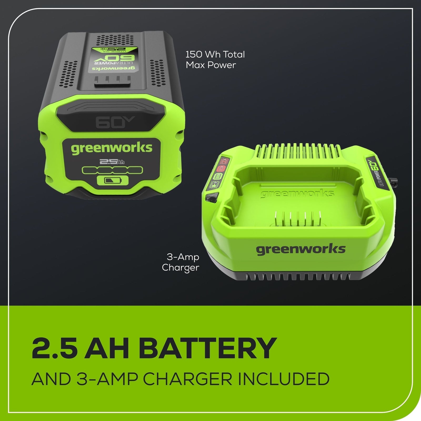 60V 630CFM 170MPH Leaf Blower 2.5Ah Battery 3A Charger V8F7 - product image 8