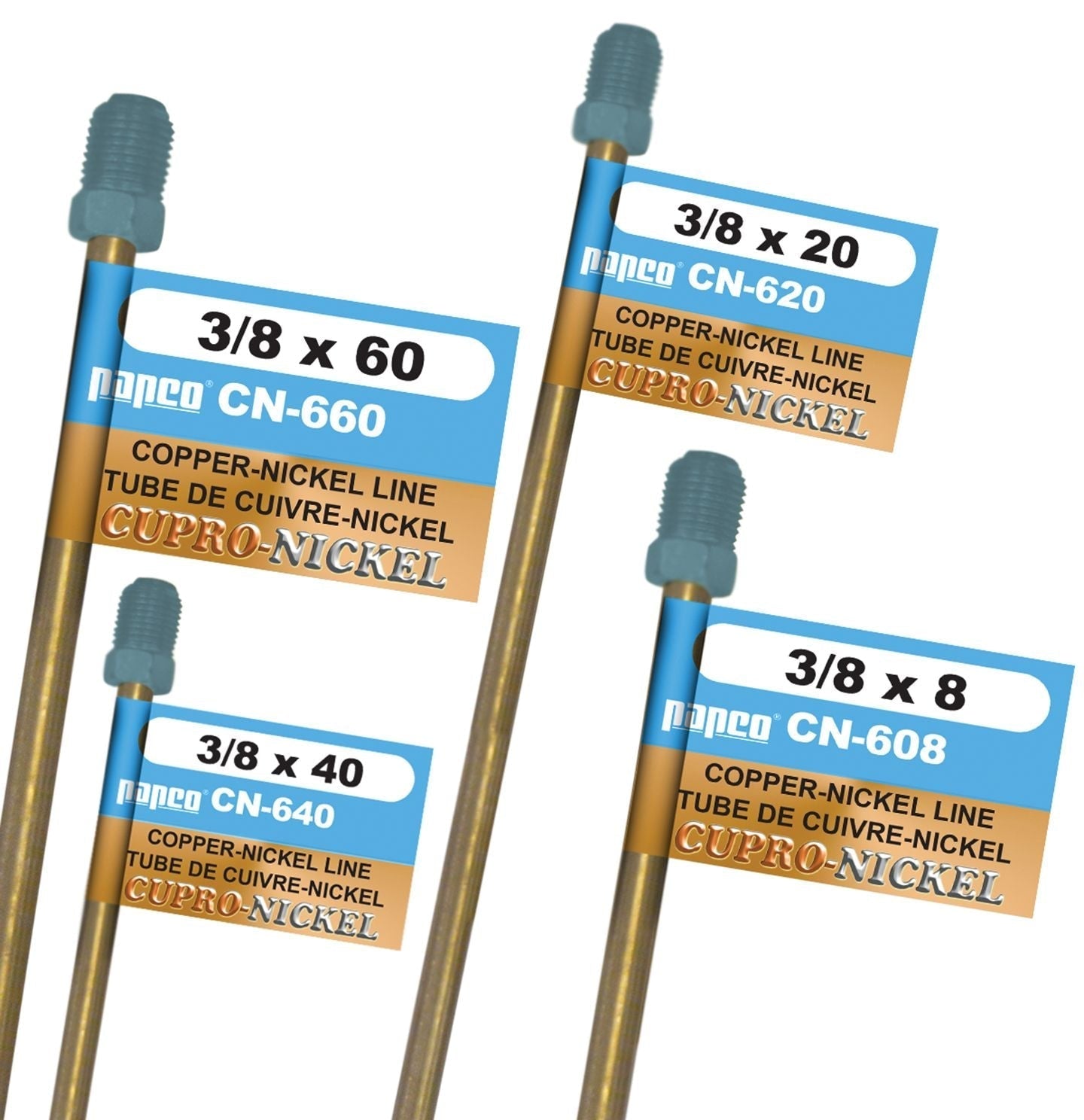 CN660 Copper Nickel Brake Line, Standard, 60 x 3/8-in Please make sure this part fits your need L1V8 - product image 1