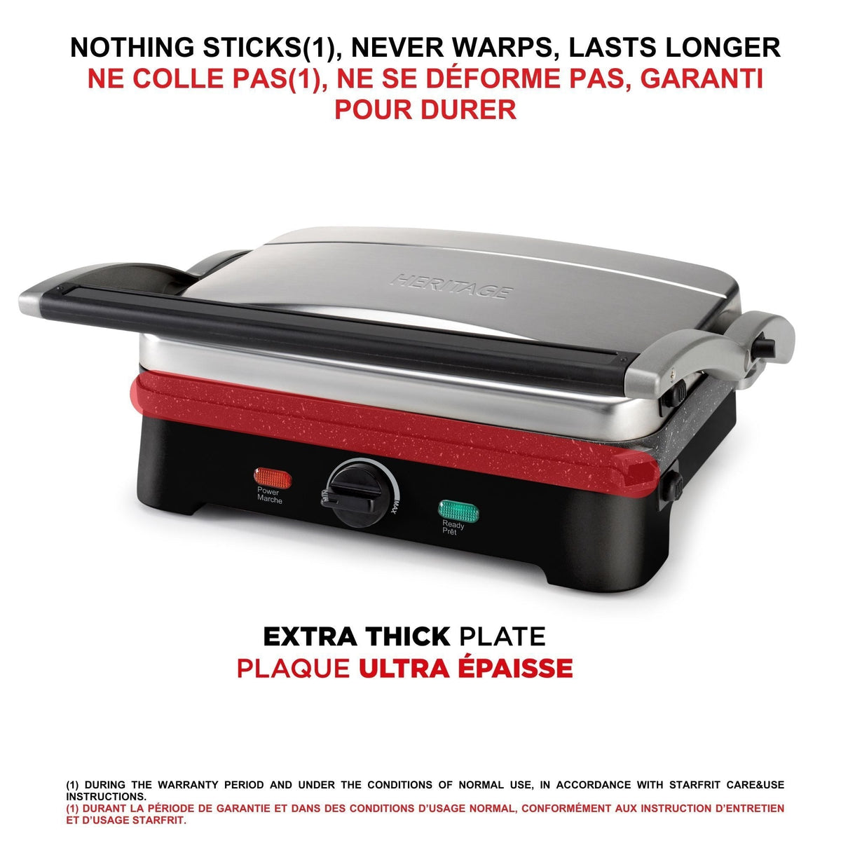 The Rock 1500W Large Non-Stick Panini Grill R6Z1 - product image 6
