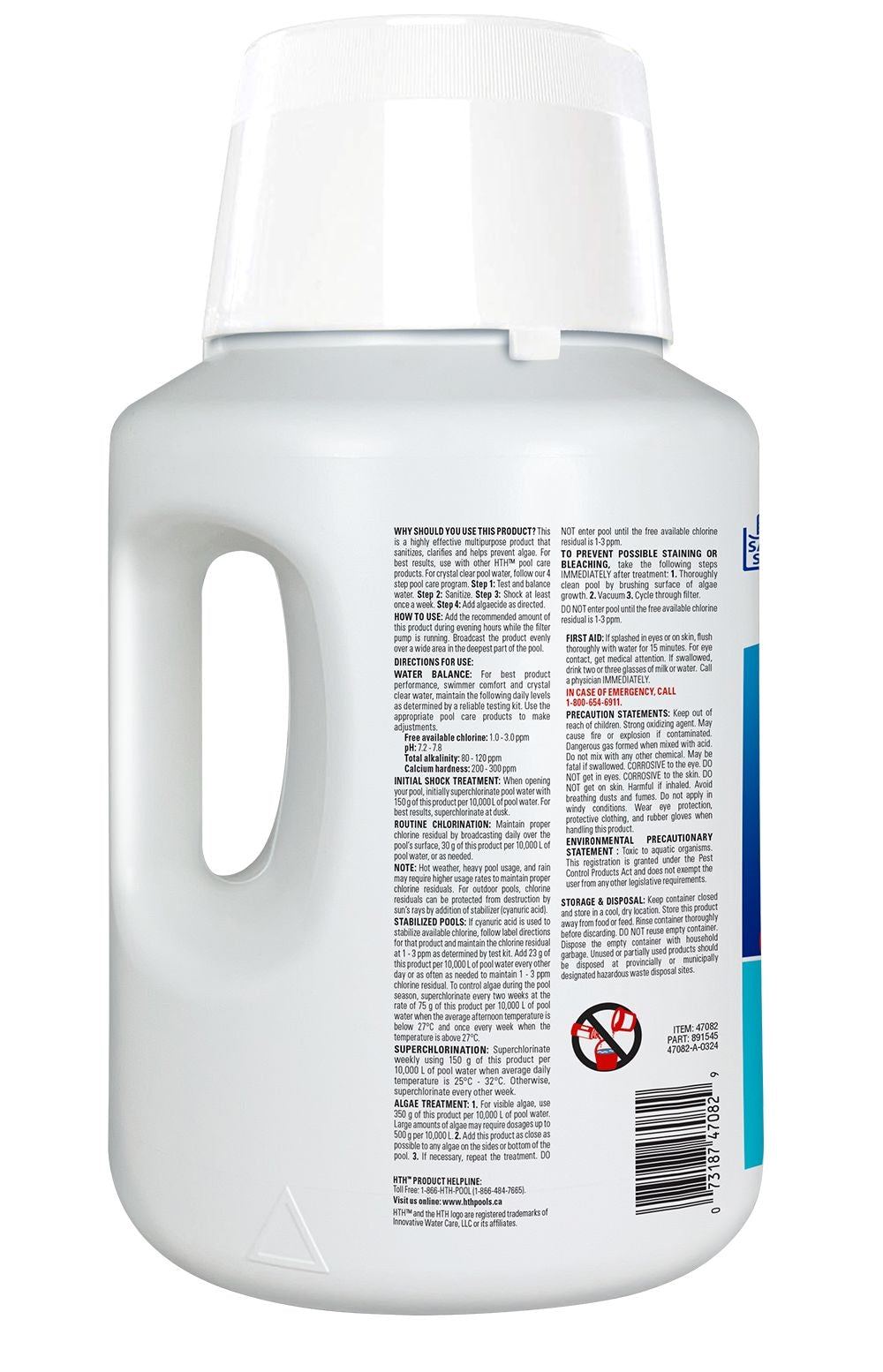 Blue Sparkle 65%, Granular Pool Chlorine, 2.27-kg Z4A9 - product image 2