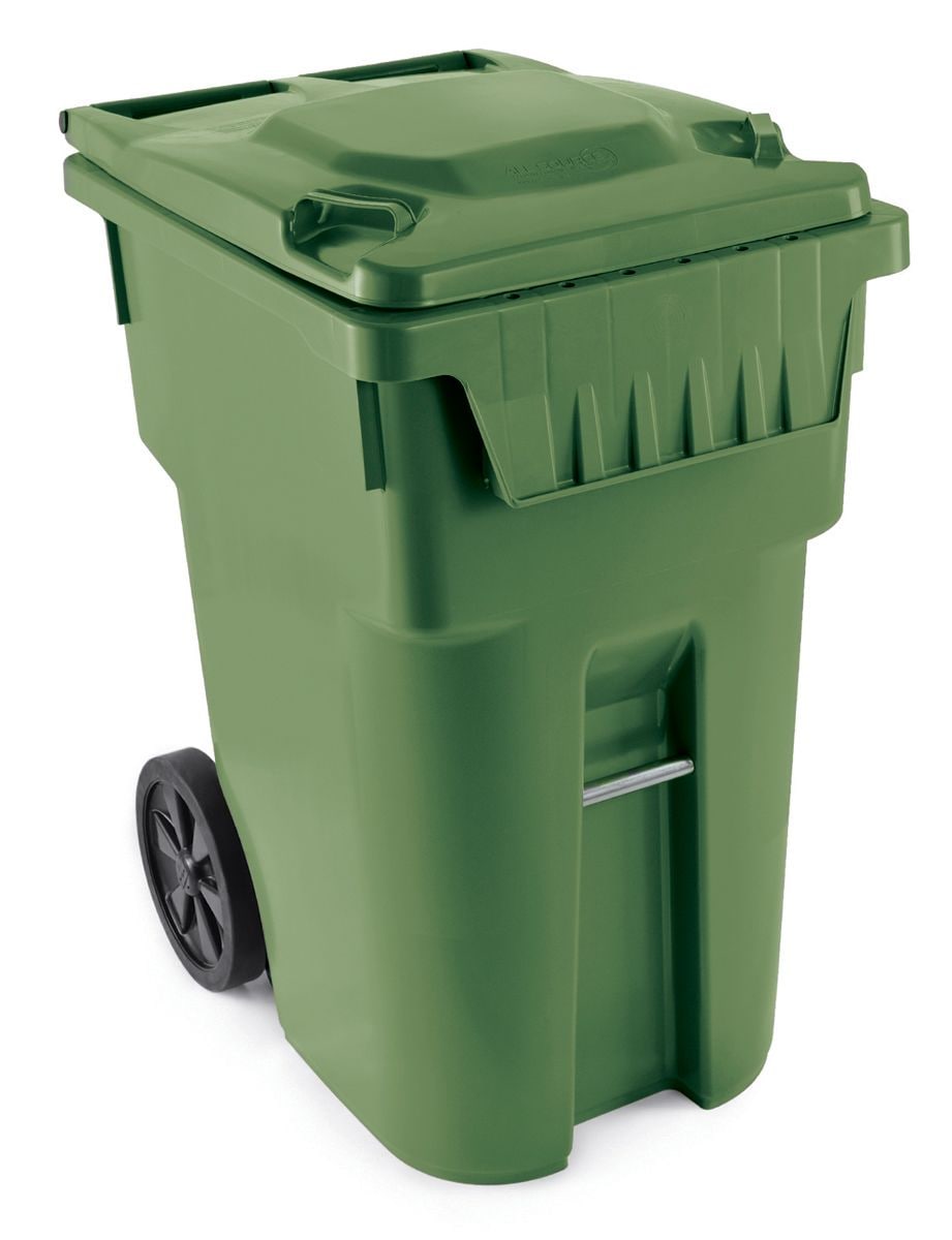 Mastercart Plastic Rectangular Wheeled Compost Bin/Recycling Bin, Assorted Colours, 360-L P3N7 - product image 1