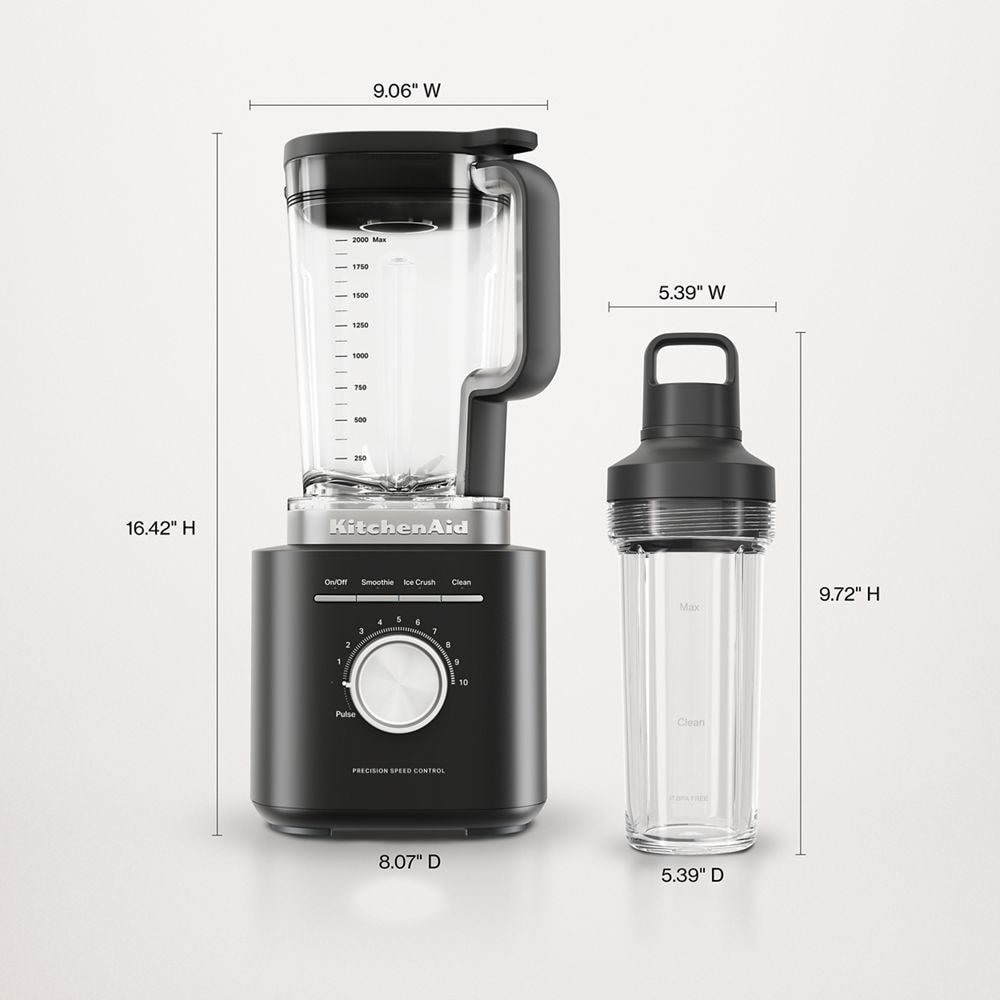 Single Blender with Jar, Precision Control, Black A9J0 - product image 3
