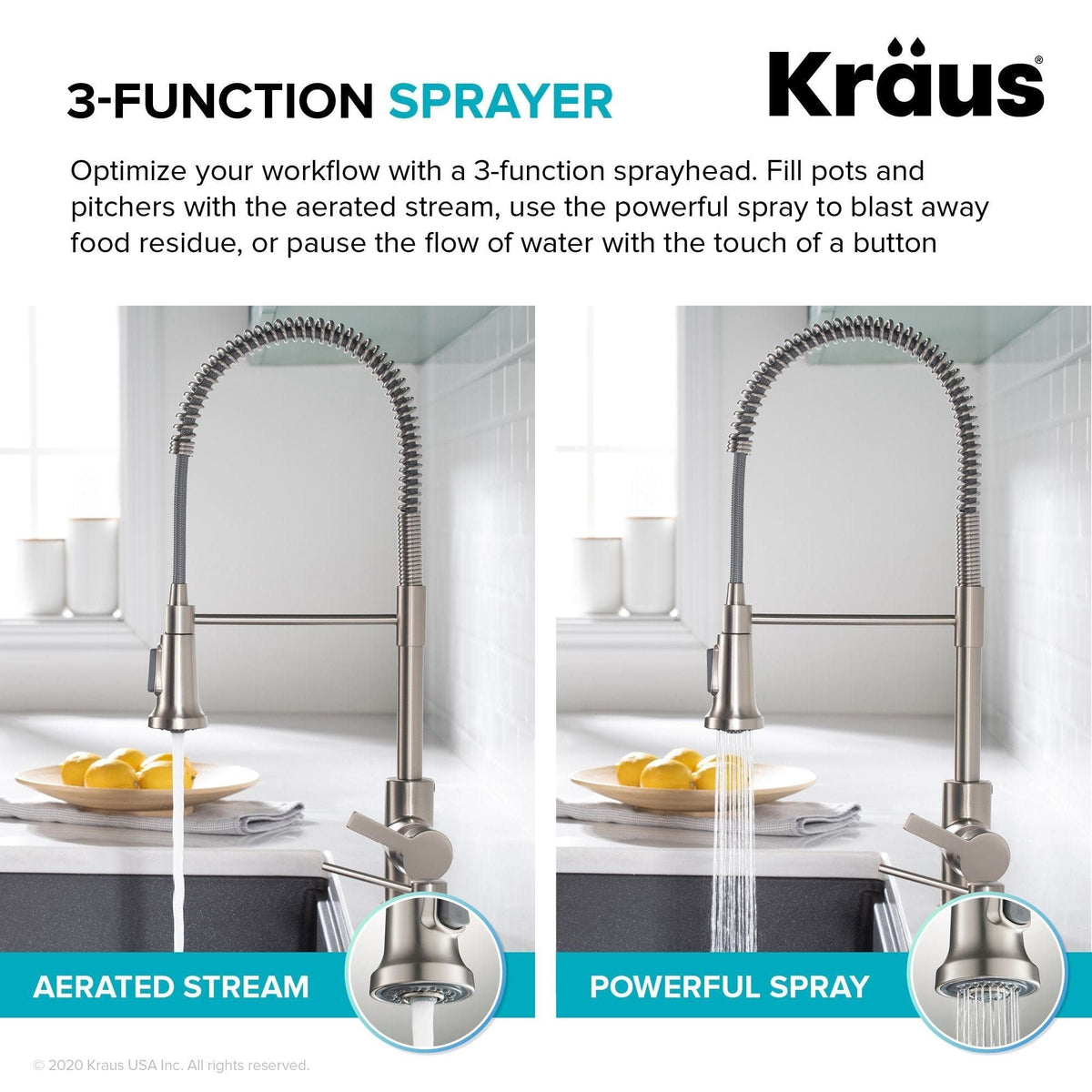 Britt Commercial Style Pull-Down Single Handle Kitchen Faucet, Matte Black X3S7 - product image 7