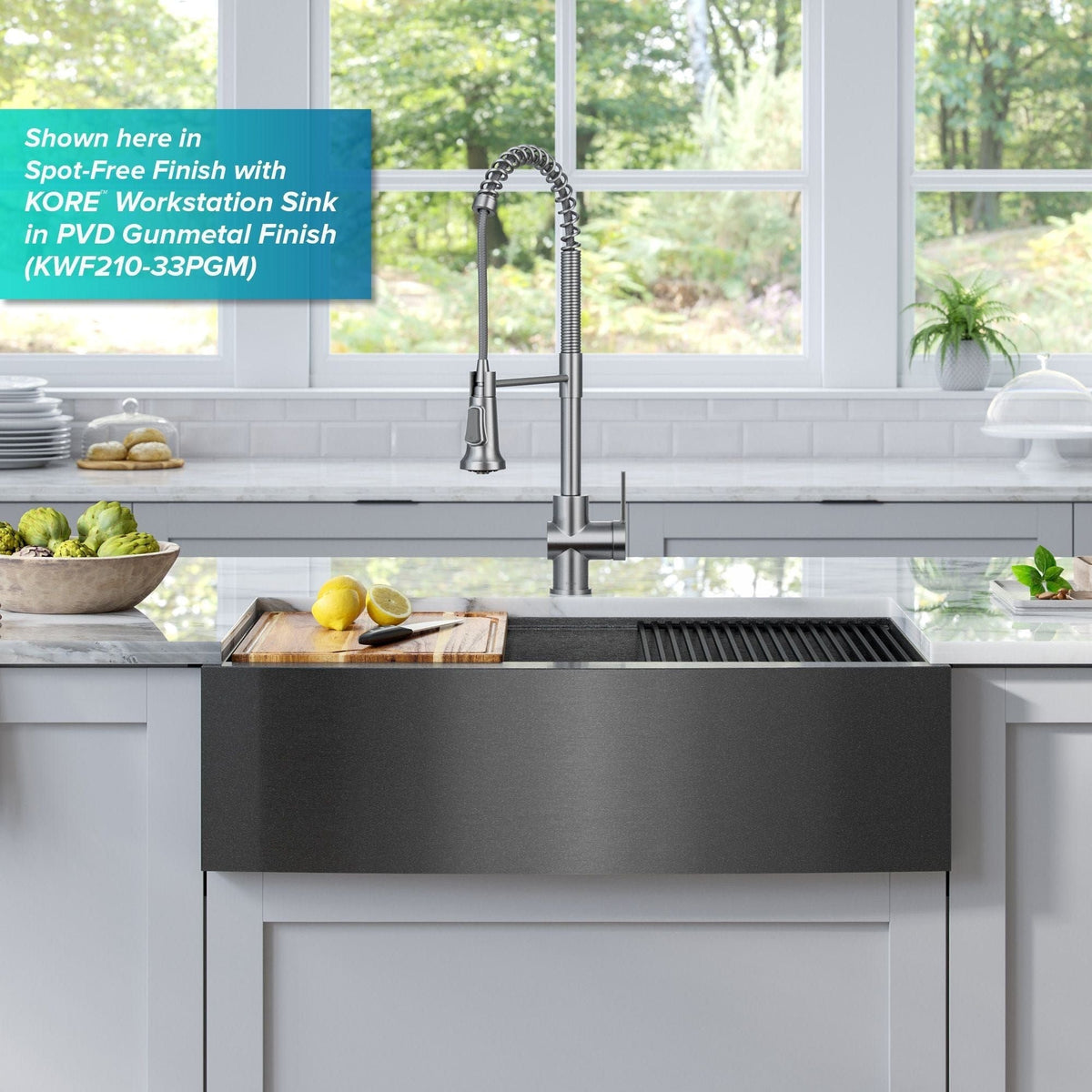 Britt Commercial Style Pull-Down Single Handle Kitchen Faucet, Matte Black X3S7 - product image 8